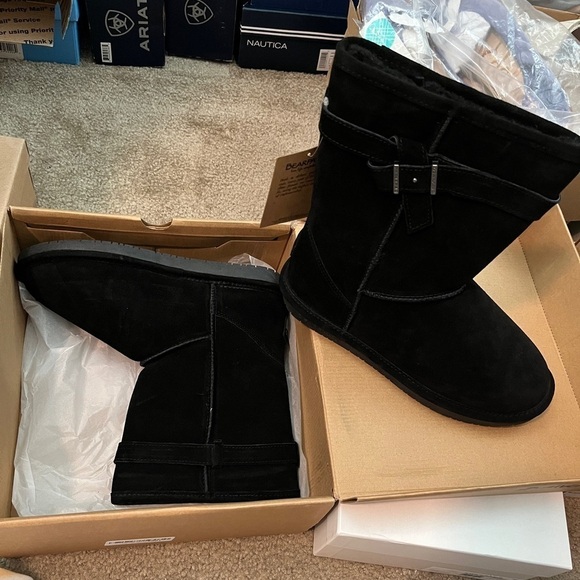 BearPaw Shoes - Bearpaw Val Boots Black